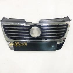 Front bumper Center Grille upper grills Car Styling Chrome For Volkswagen For V W Passat B6 2006-2011