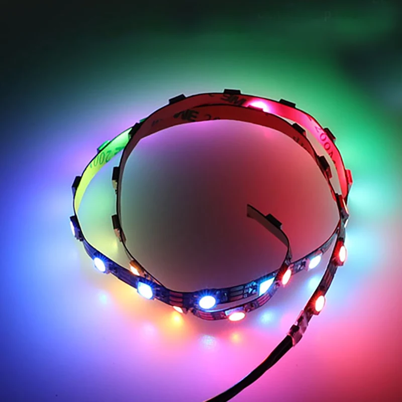 

Barrow RGB30-5V Aurora LED 5V 3PIN Strip Light Sticks use for CPU / GPU Block / Pump/Waterway board, support motherboard sync