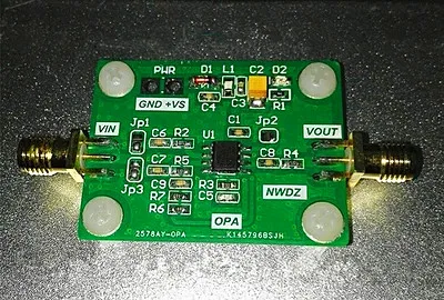 

OPA847 Module Ultra-wideband Ultra-low Noise Single Power Amplifier High-speed Amplification Pulse Amplification