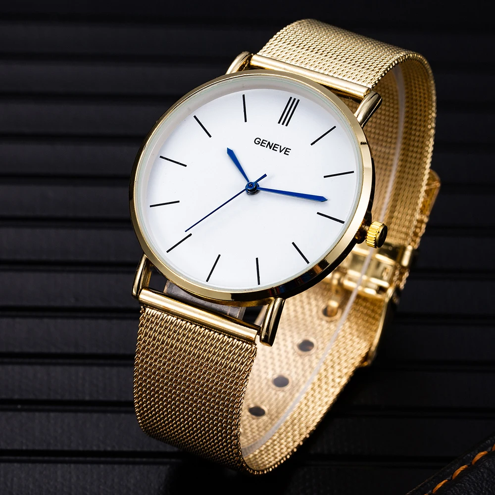 Plush Women Watches Romantic Gold Silver Watch Women's Mesh Band Wrist Watch Ladies Gift Clock reloj mujer Watch damski