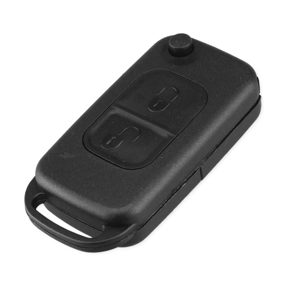 KEYYOU Remote Flip Car Key Shell For Mercedes Key Shell 2 Buttons For Mercedes Benz SLK E113 A C E S W168 W202 W203 HU64 Blade
