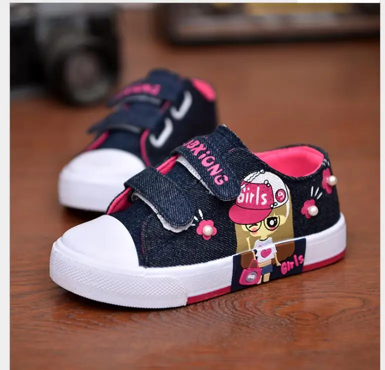 New style children canvas shoes girls and boys fashion flats shoes breathable kids sneakers child casual baby shoes size 25-37