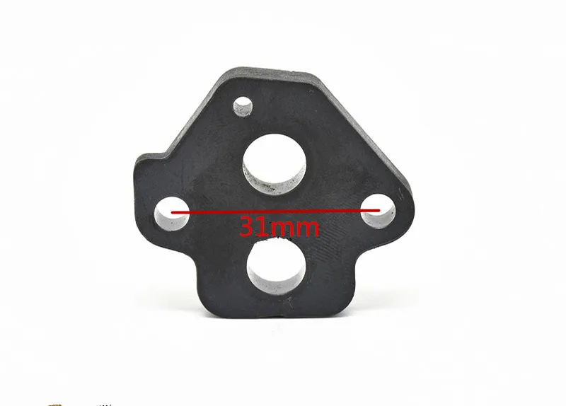 Carburetor insulator for Kawasaki KAAZ TJ23 TJ23V TJ27 TJ27E hedge trimmer Carb rubber spacer adapter flange intake gasket