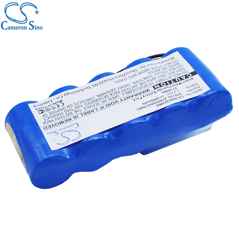 CameronSino Battery for Sherwood Kangaroo 224 Feeding Pump fits Kangaroo 010170 Medical Replacement battery 3000mAh/21.60Wh Blue