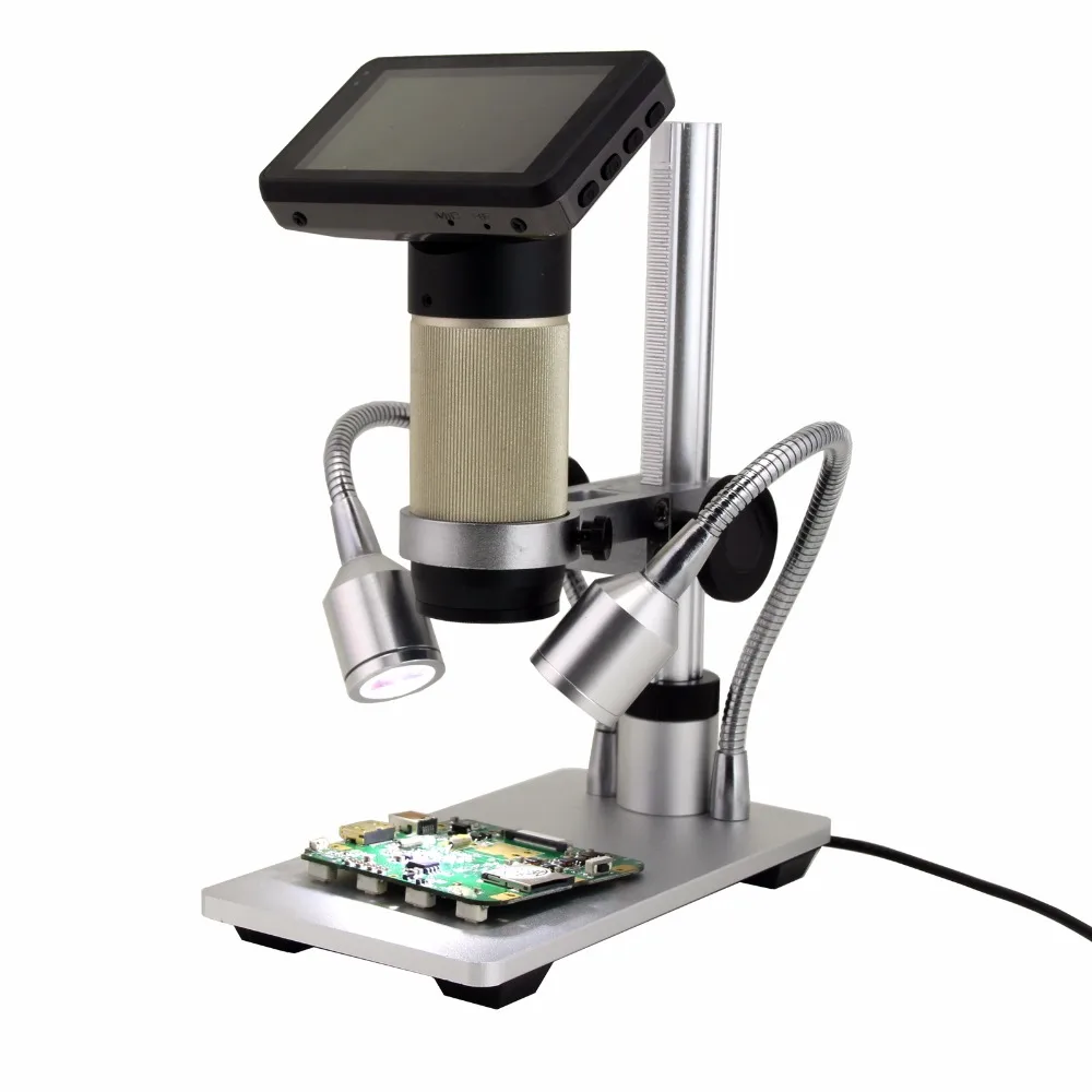 Andonstar ADSM201 HDMI Digital Microscope Long Object Distance 300X USB Microscope for PCB Soldering Magnifier Microscopio Tool