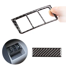 Car Interior Headlight Switch Button Cover Carbon Fiber Stickers For Toyota Rav4 RAV 4 2006 2007 2008 2009 2010 2011 2012