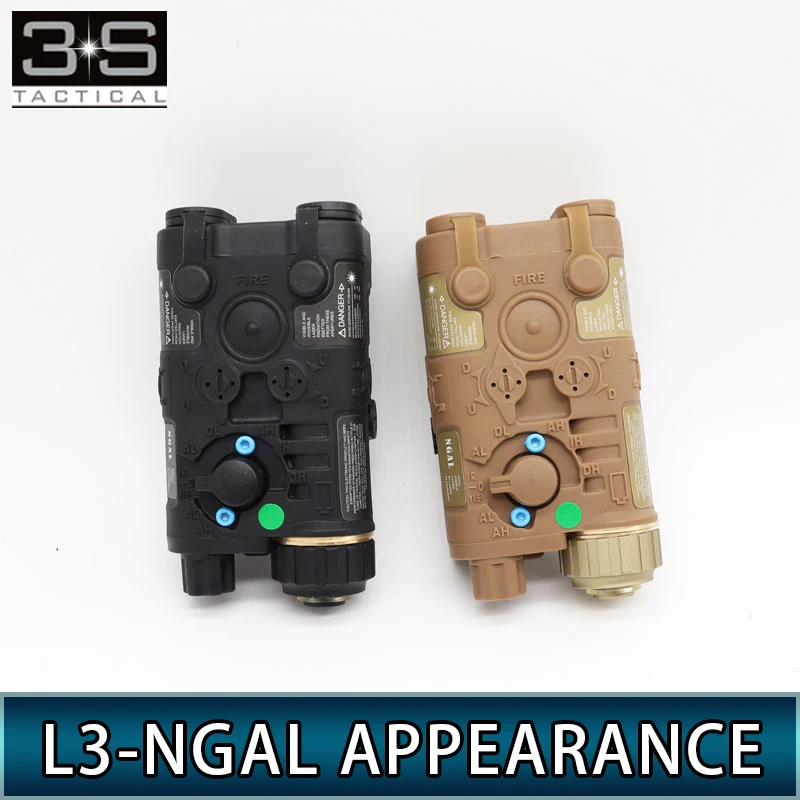 Tactical L3 NGAL Flashlight Nylon Version Next Generation Aiming Laser Appearance Red or Green Laser