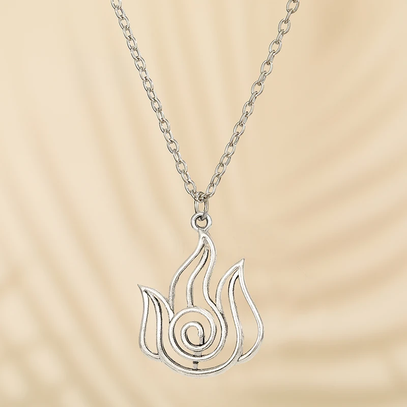 Movie The Last Airbender Necklace Cute Badge Symbol Pendant Alloy Necklaces Cosplay Jewelry Fashion Party Accessory Gift NEW