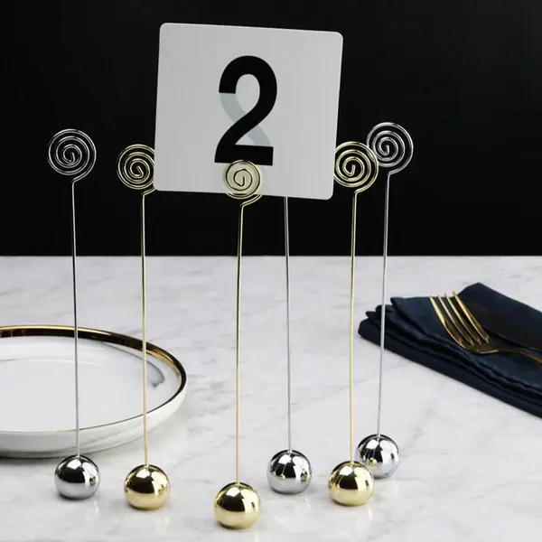 9 inch table number folder restaurant table number hotel number folder wedding signage