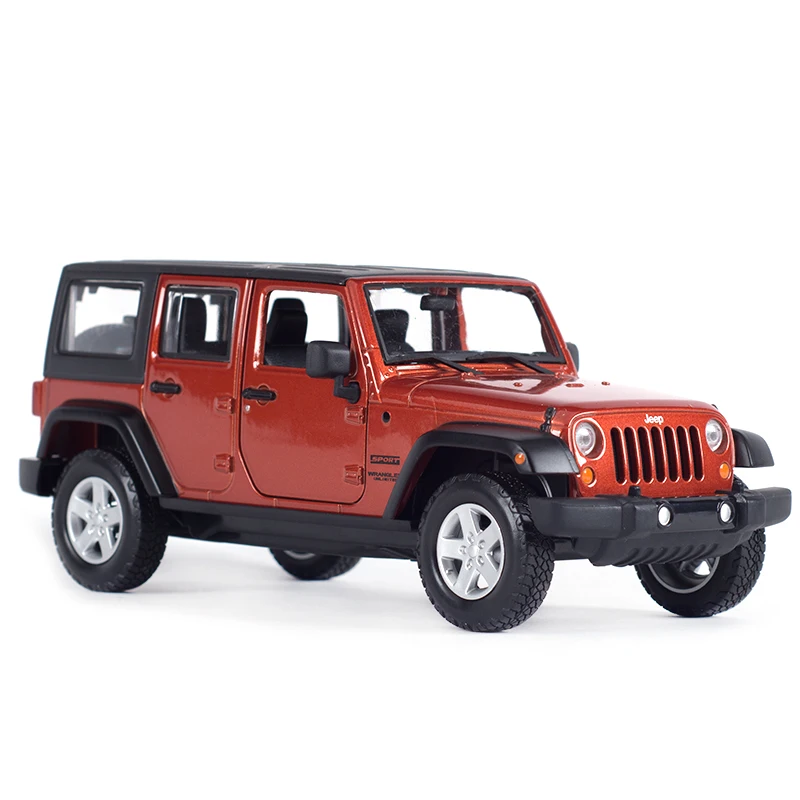 Maisto 1:24 2015 Jeep Wrangler Unlimited Off-road Vehicle Static Simulation Diecast Alloy Model Car