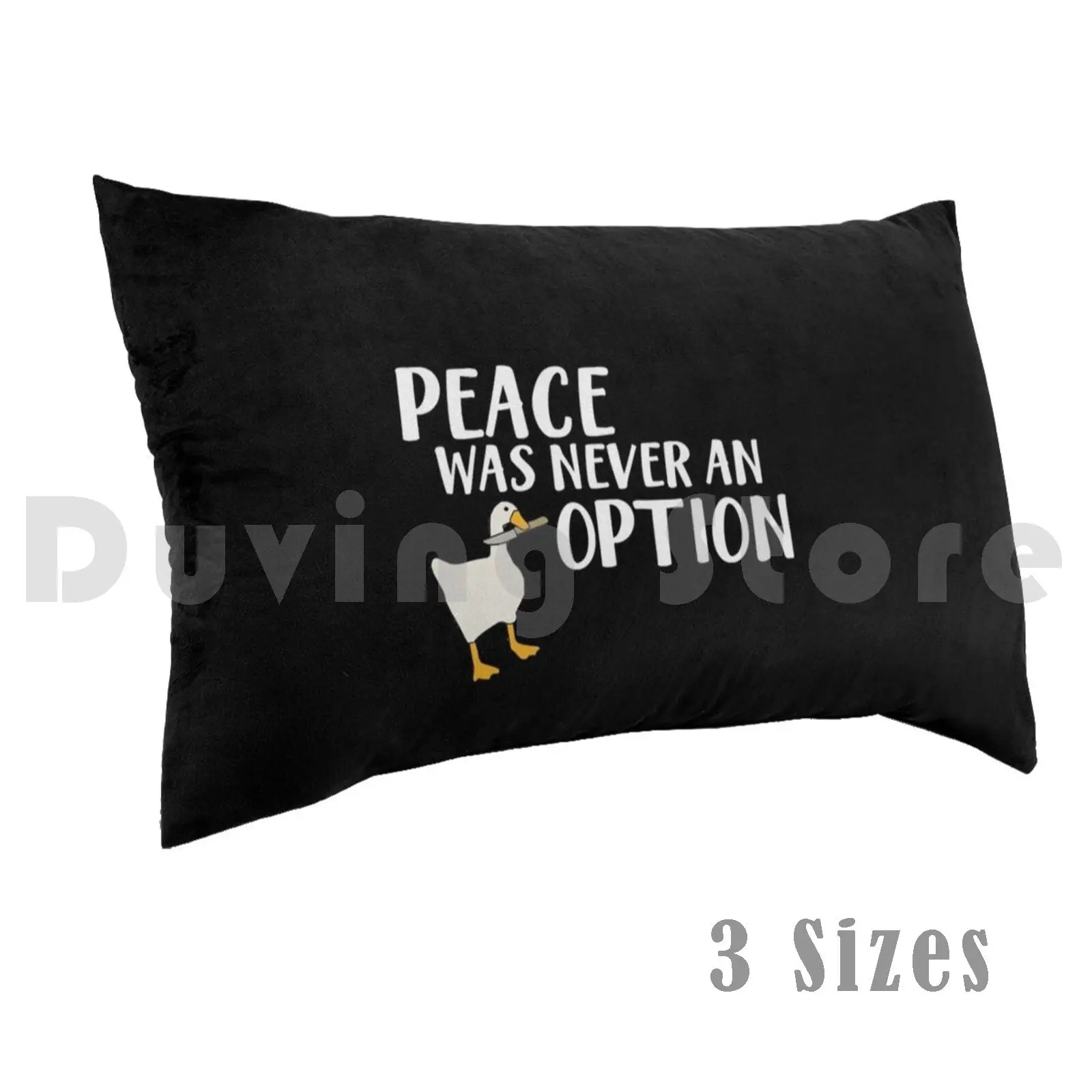 Goose Game Wording Pillow Case Printed 50x75 Greta Climate Change Goose Game Untitled Goose Game Meme Goose