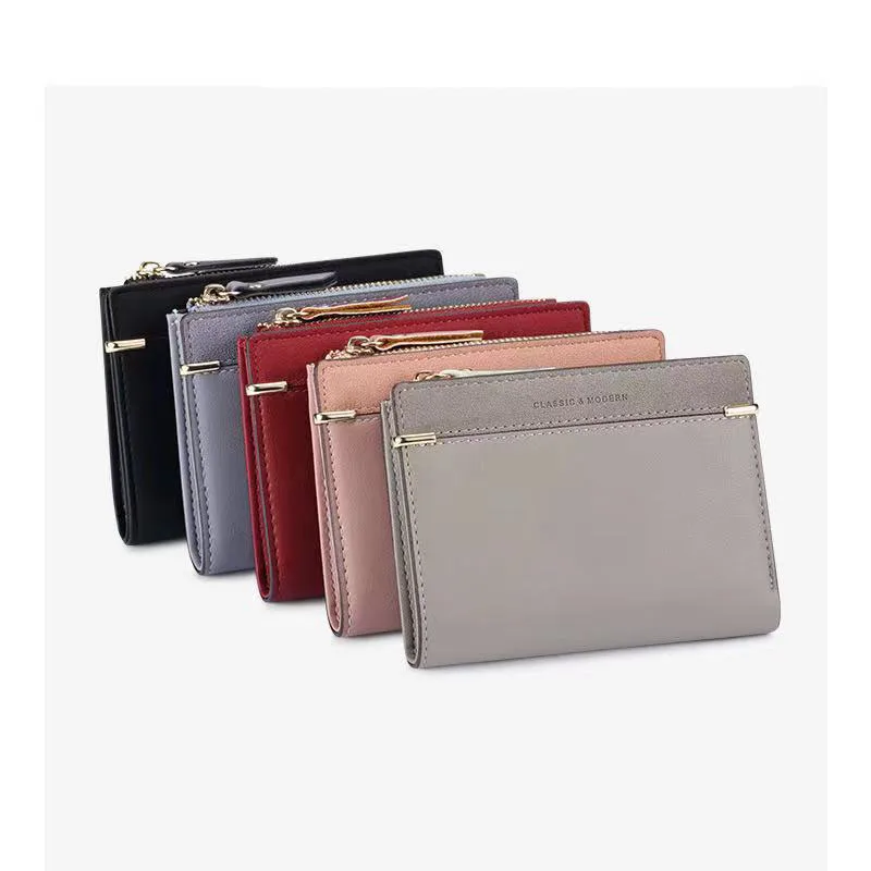 Women's Wallet Short Women Coin Purse Fashion Wallets For Woman Card Holder Small Ladies Wallet Female Hasp Mini Clutch For Girl
