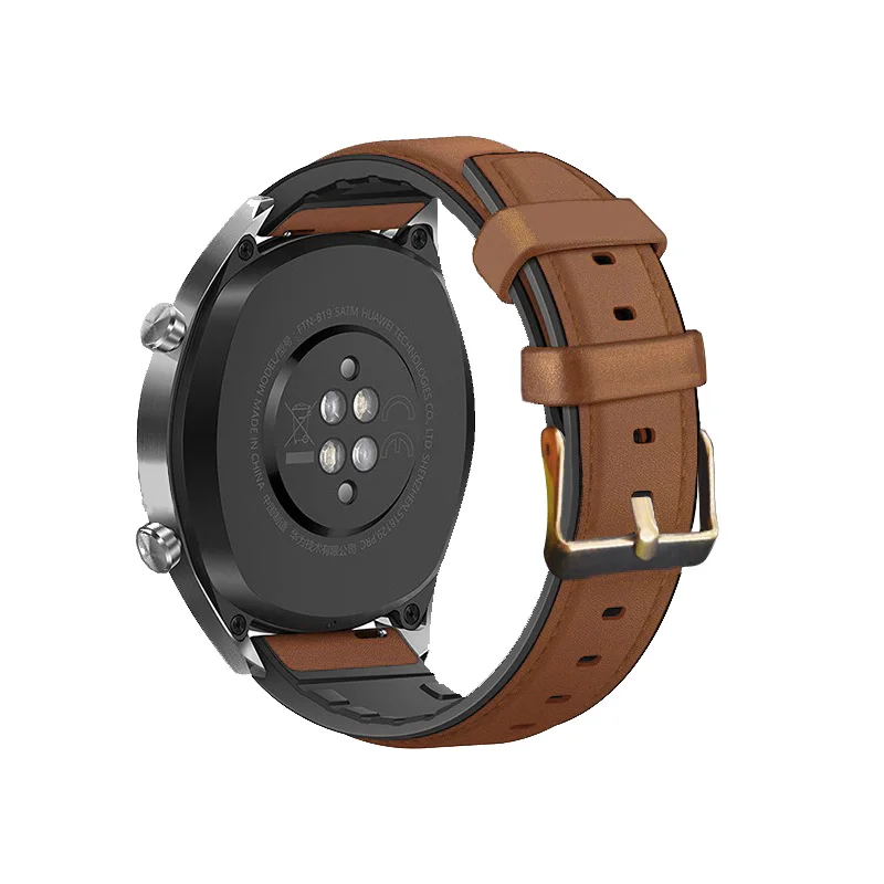 Leather Wrist Band Strap for Samsung Galaxy Watch 46mm SM-R800/Galaxy Watch 42 SM-R810 mm Smart watch