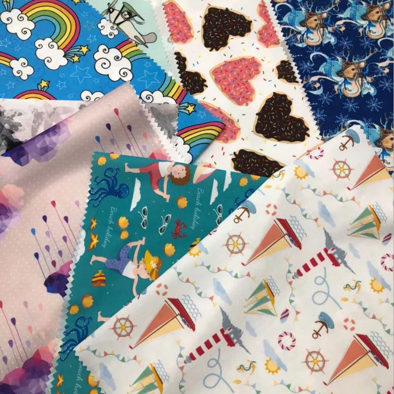 high quality washable waterproof soft cotton PUL fabric with breathable TPU film for cloth diapers changing mats material