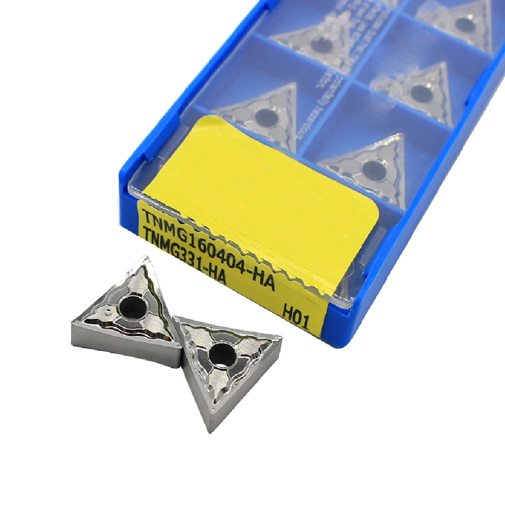 10 قطعة TNMG160404 هكتار H01 الخارجية تحول أدوات القاطع شفرة إدراج قطع AL أداة الألومنيوم CNC أداة tnmg 160404