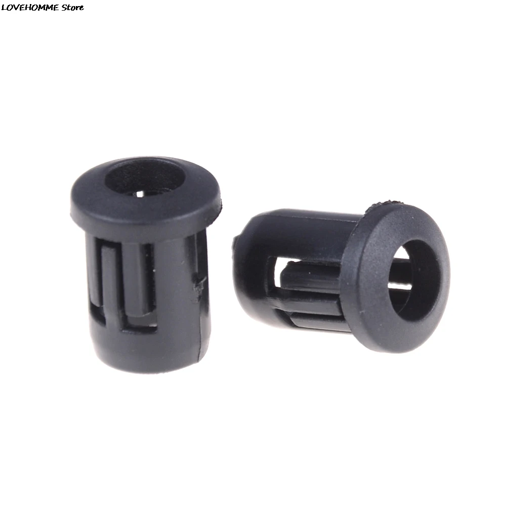 20pcs Black Plastic Lamp Bases LED Lamp Diode Holder Black Clip Bezel Socket Mount 3mm/5mm/8mm/10mm