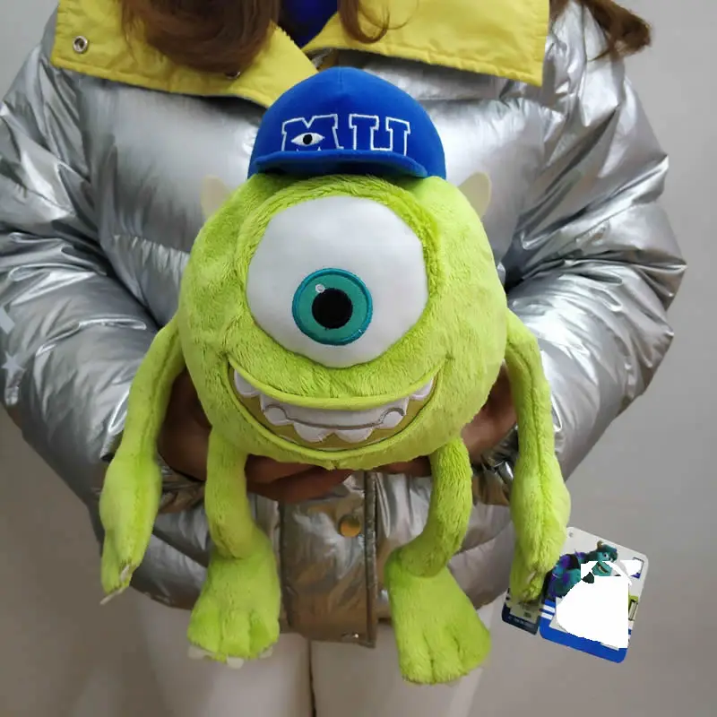 32CM Monsters Mike Wazowski Plush Toy Monsters Stuffed Soft Boy Doll for Kids Gift