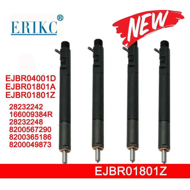 

4PCS 166009384R Fuel Injection EJBR04001D (28232248) Common Rail EJBR01801A EJBR01801Z For NISSAN Almera 1.5L dCi (82bhp)