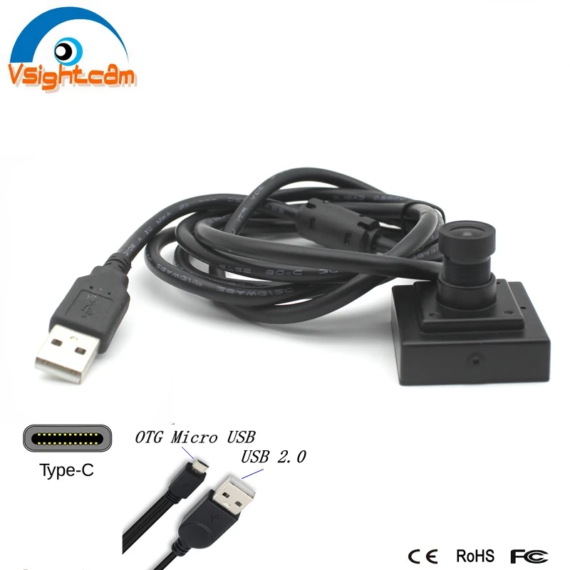 

Камера Micro USB, CMOS OV2710 HD, 34 х34 мм, высокая частота кадров 1080P, Type-C, USB 2.0, камера для Android ATM, ноутбуков