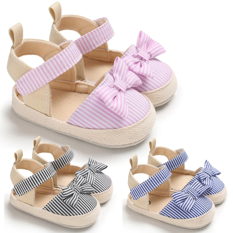 US Stock Fashion Newborn Baby Girl Soft Crib Shoes Infants Anti-slip Sneaker Prewalker 0-18M 2019 New