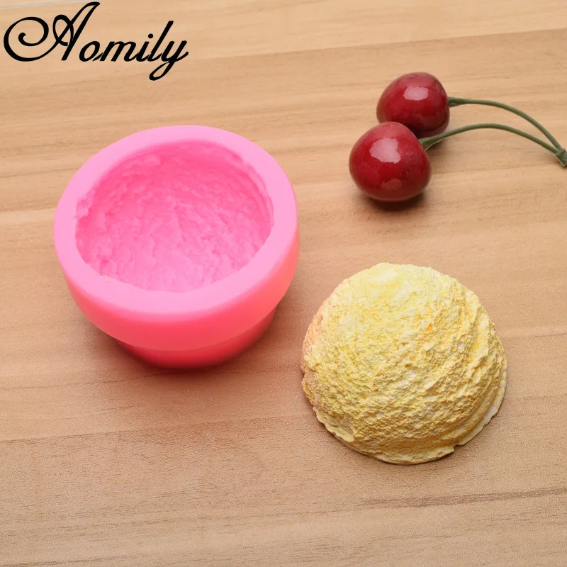 Aomily Silikon Eis Käse Fondant Kuchen Schokoladen form Seifen form DIY Kerze Polymer Clay Formen Handwerk bildet Basis werkzeuge