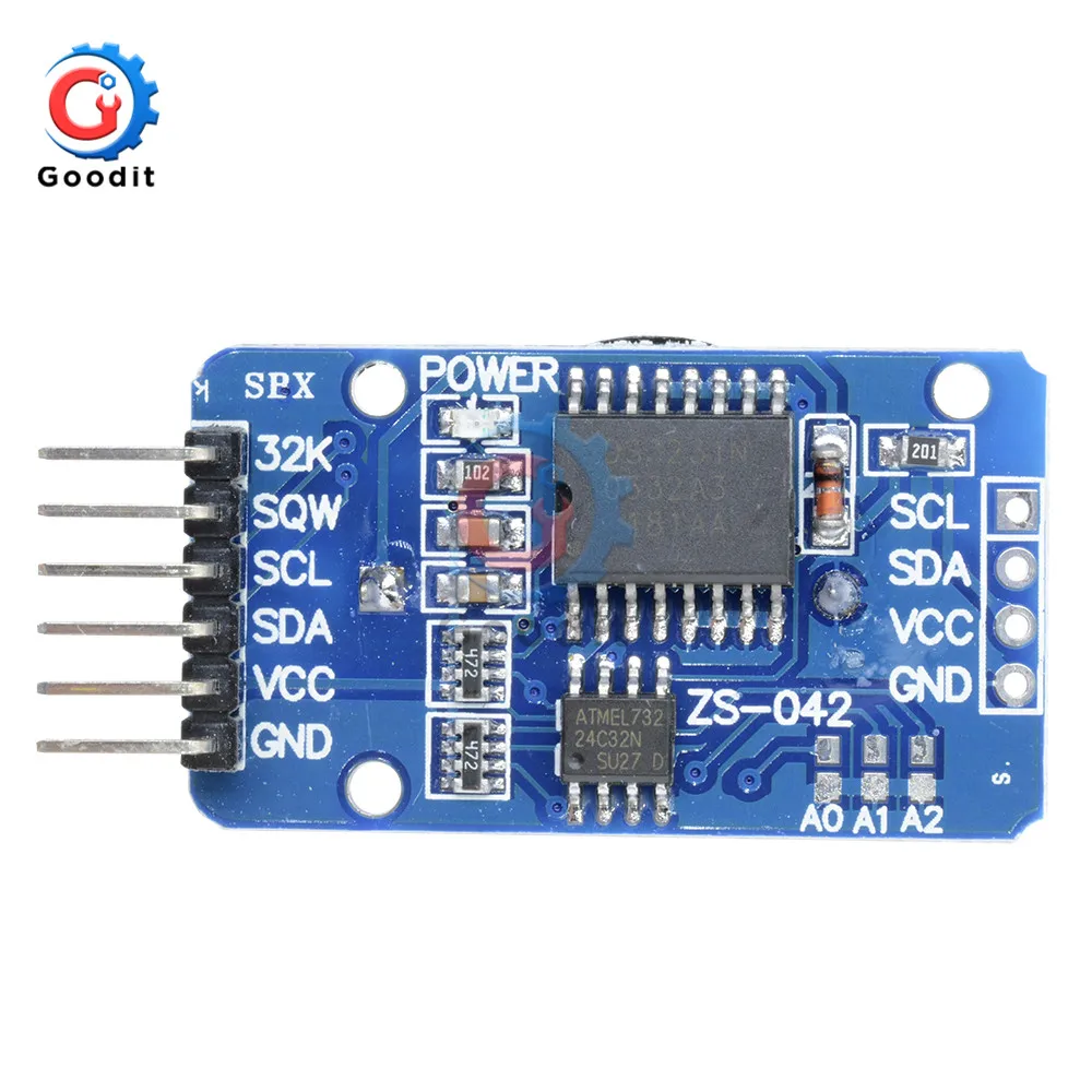 DS3231 RTC Module AT24C32 ZS042 IIC Module Precision RTC Real Time Clock Memory Module DS3231SN for Arduino Not battery