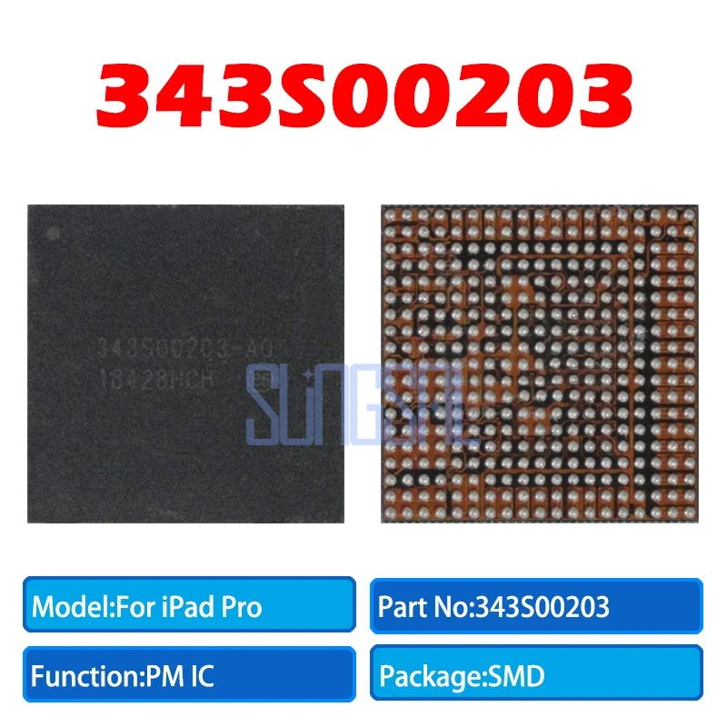 1pcs/lot 100% Original 343S00203 -A0 PMU PM IC For IPad 2018 A1893 Power PMIC charging IC Chip