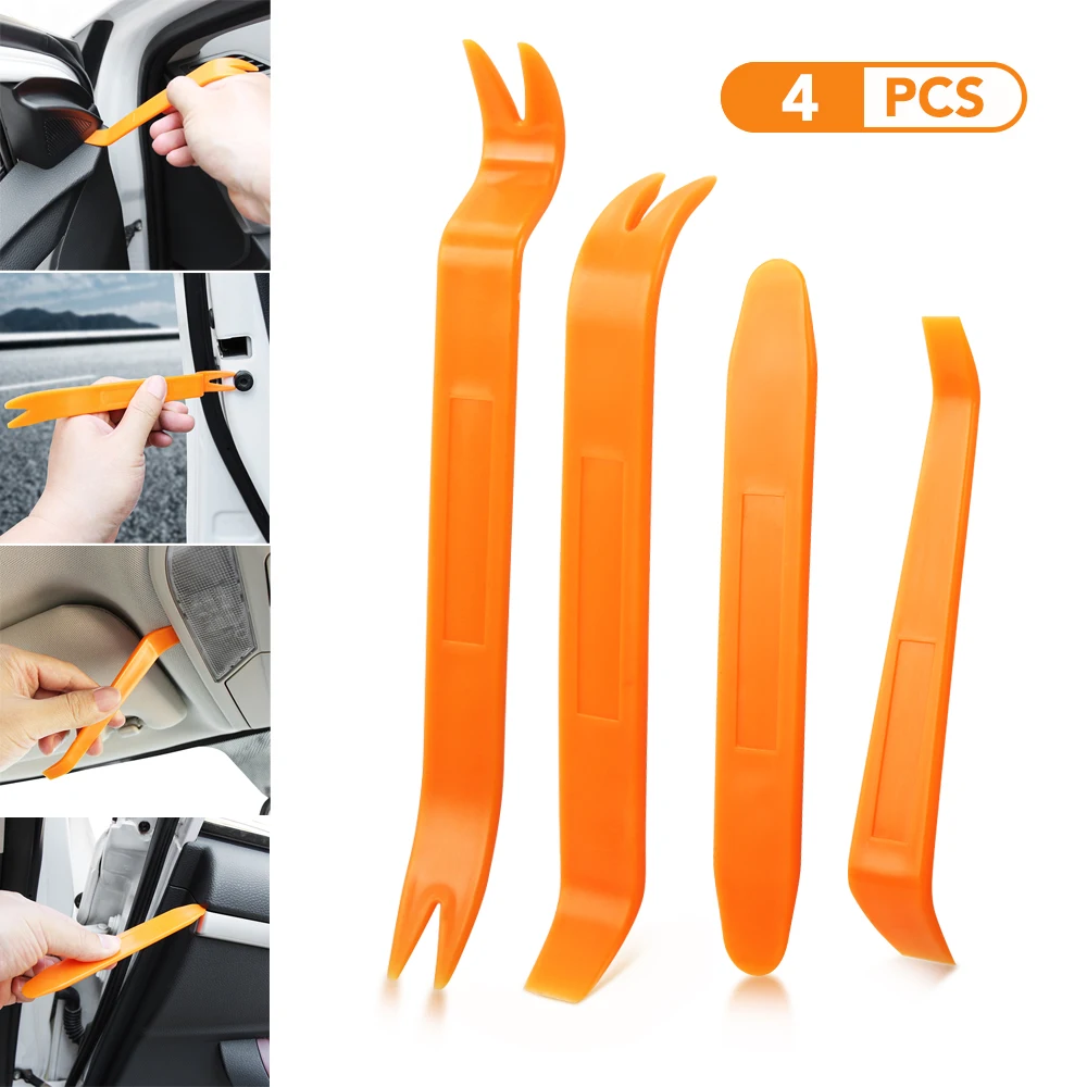 Car Radio Door Clip Removal Installer Pry Kit Tool For Peugeot 106 107 205 206 207 208 306 307 308 309 405 406 407 508 605 607