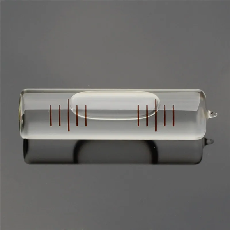 High precision Multiple specifications glass tube horizontal bubble Columnar Level Bubble Strip Leveling Diameter 12mm