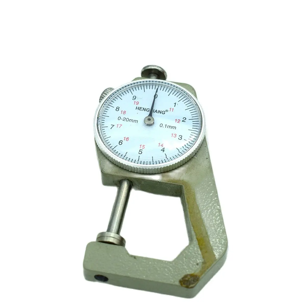 0-20mm Dial Thickness Gauge For Leather Flim Paper Jewelry Measurement Tool