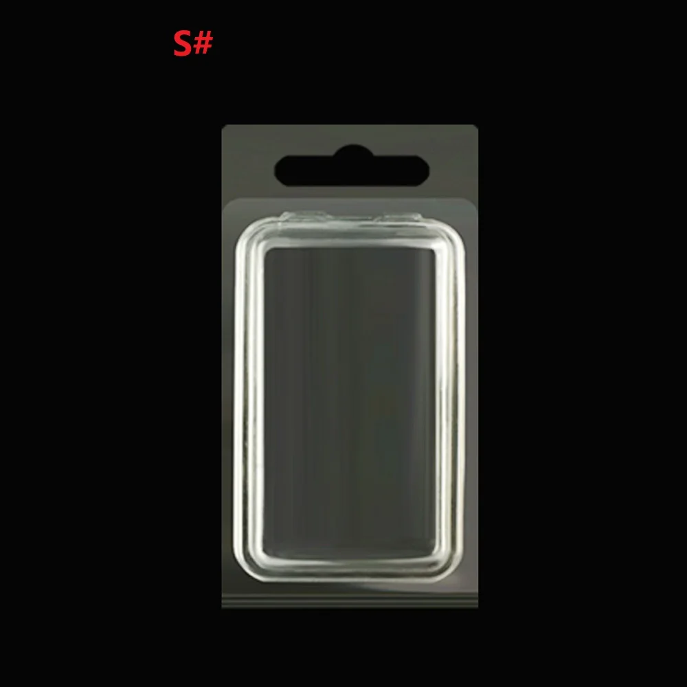 5pcs/lot Thicken PVC Transparent Plastic Shell Box Suitable For Fishing  Hook / Plumb / Soft bait supplies Tackle Accessories