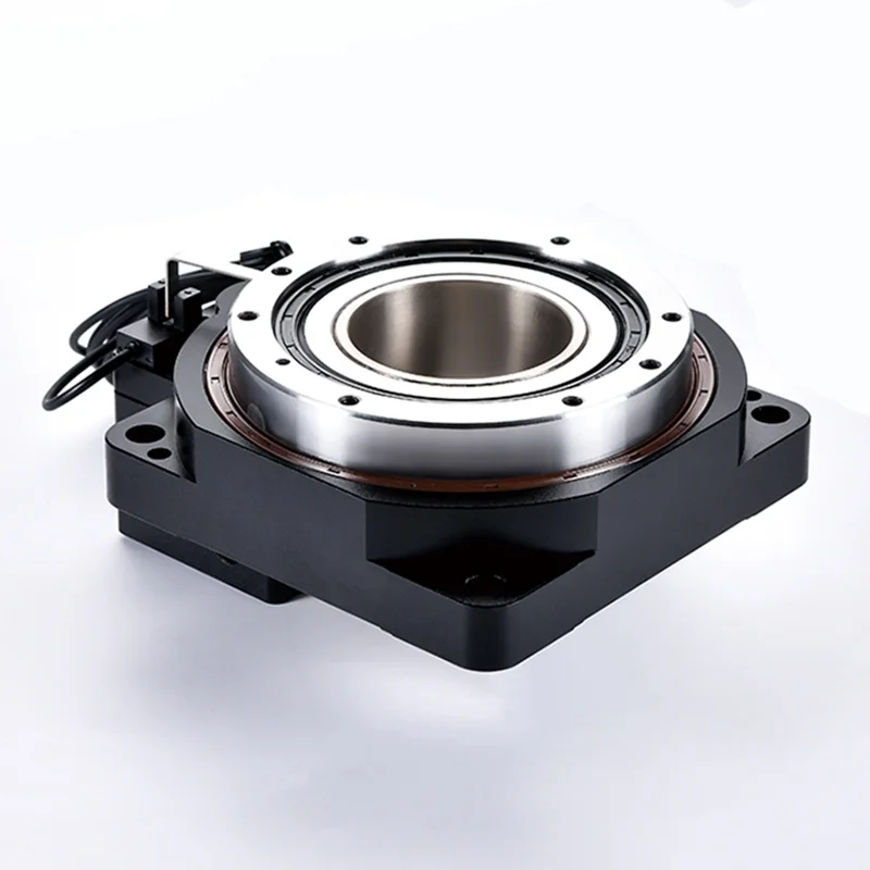 ZBT130 Hollow Rotating Platform Turntable Gearbox Reducer Ratio 18:1 10:1 for 57 Frame Nema23 Stepper Motor Input Shaft 8 /6.35