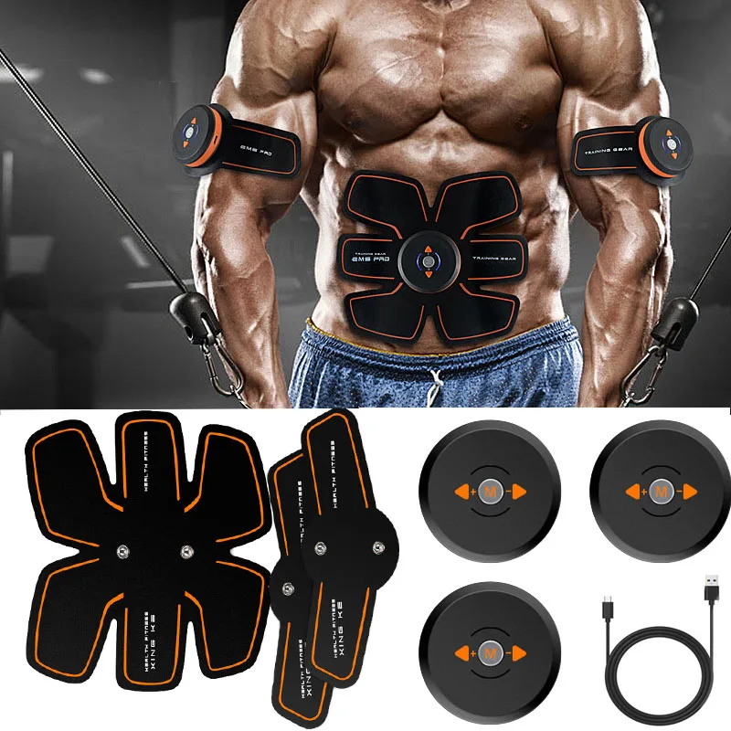 

Abdominal Muscle Trainer Wireless Electronic Muscle Stimulator EMS Fitness Exerciser Body Slimming Machine Weight Loss Massage