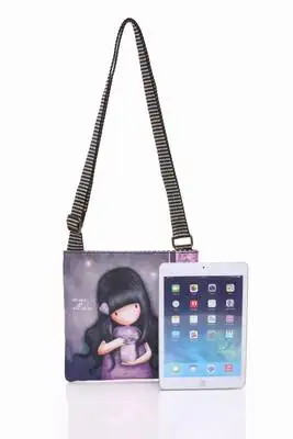 Cartoon little girl messenger bag school bag shoulder bag