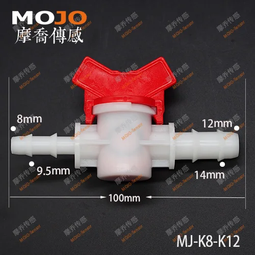 

2020 (10pcs/Lots) MJ-K8-K12 Water valve for 8mm to 12mm diameter NEW PE garden irrigation water faucet