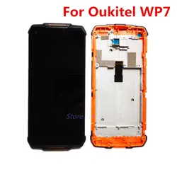 For Oukitel WP7 Phone LCD Display With Frame And Touch Screen Digitizer Assembly 6.53 inch Screen Replacement With Tools