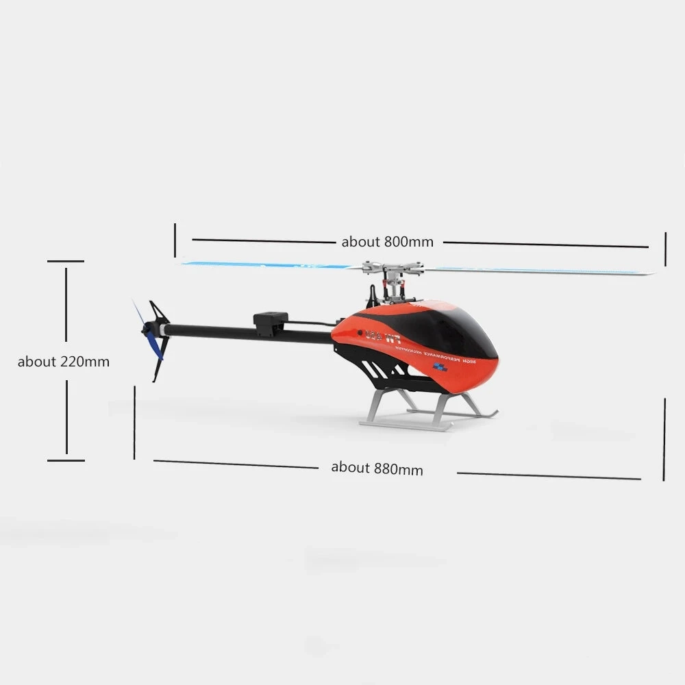 FLY WING FW450 V2.5 6CH FBL 3D Flying GPS Altitude Hold One-key Return With H1 Flight Control System RC Helicopter FW450L