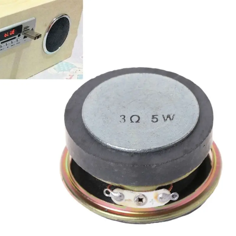 2 Inci 3 Ohm 5W 52Mm Speaker Jarak Penuh Woofer Stereo Audio Speaker Magnet