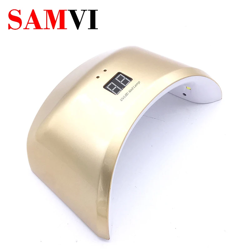 

SAMVI 24W UV Led Lamp Nail Lamp USB Charge SUN9C Led Nail Dryer With LCD Button Timer Nail Gel Lamp For Curing All Gels Polish