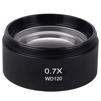 GTBL 삼안 스테레오 현미경, 보조 대물 렌즈, 바로우 렌즈, 48mm 스레드, WD120, 0.7X  Best5