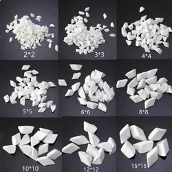 1kg High alumina ceramic oblique triangle grinding stone polishing abrasive ceramic alumina grinding stone