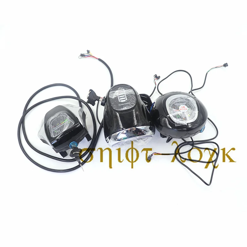 Angel Eyes  Headlight  Lighting Spotlight High Beam LCD Screen for Citycoco Electric Scooter