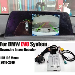 For bmw EVO system Reversing image decoder module ID5/6 Camera Interface F15 F16 F20 F22 F30 F36 F48 track reversing box