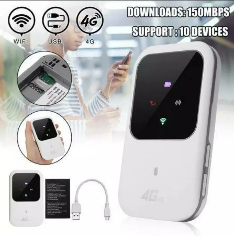 Tragbare Tasche 4G WiFi Router Auto Mobile Wireless Broadband Hotspot Entsperren