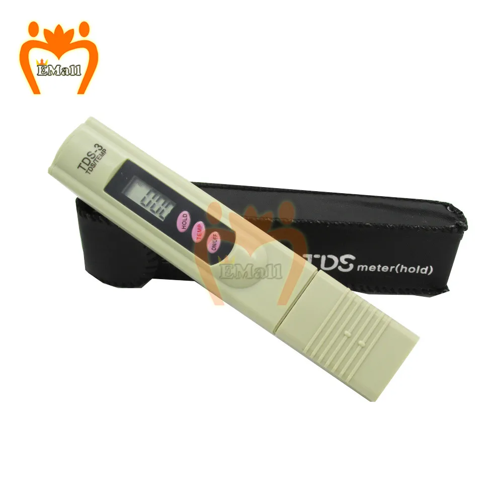 Handheld TDS Digital Water Tester Water Test Pen Water Quality Analysis Meter Water Purity Check 0-9999 ppm Measurement