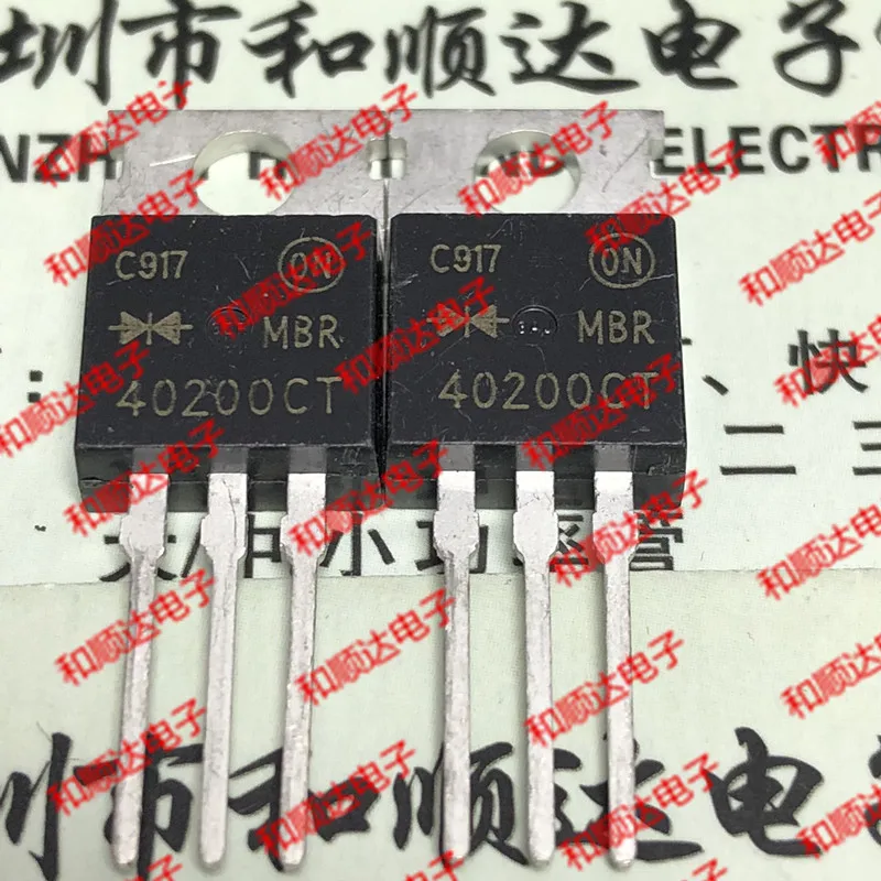 

10 шт. MBR40200CT TO-220 200V 40A