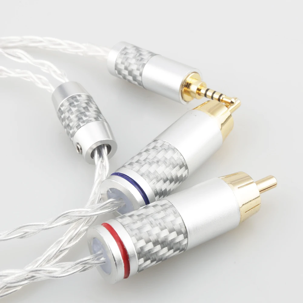 

Audiocrast 819AG Hifi 2.5mm TRRS Balanced to 2 RCA Male Cable For Astell&Kern AK100II,AK120II,AK240, AK380,AK320,DP-X1