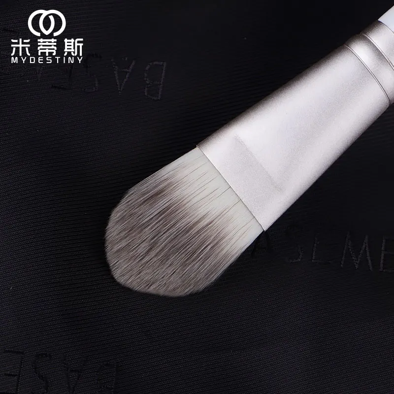 MyDestiny cosmetic brush-The Snow White series-tongue shape foundation brush brush-synthetic hair makeup tools&pens-beauty