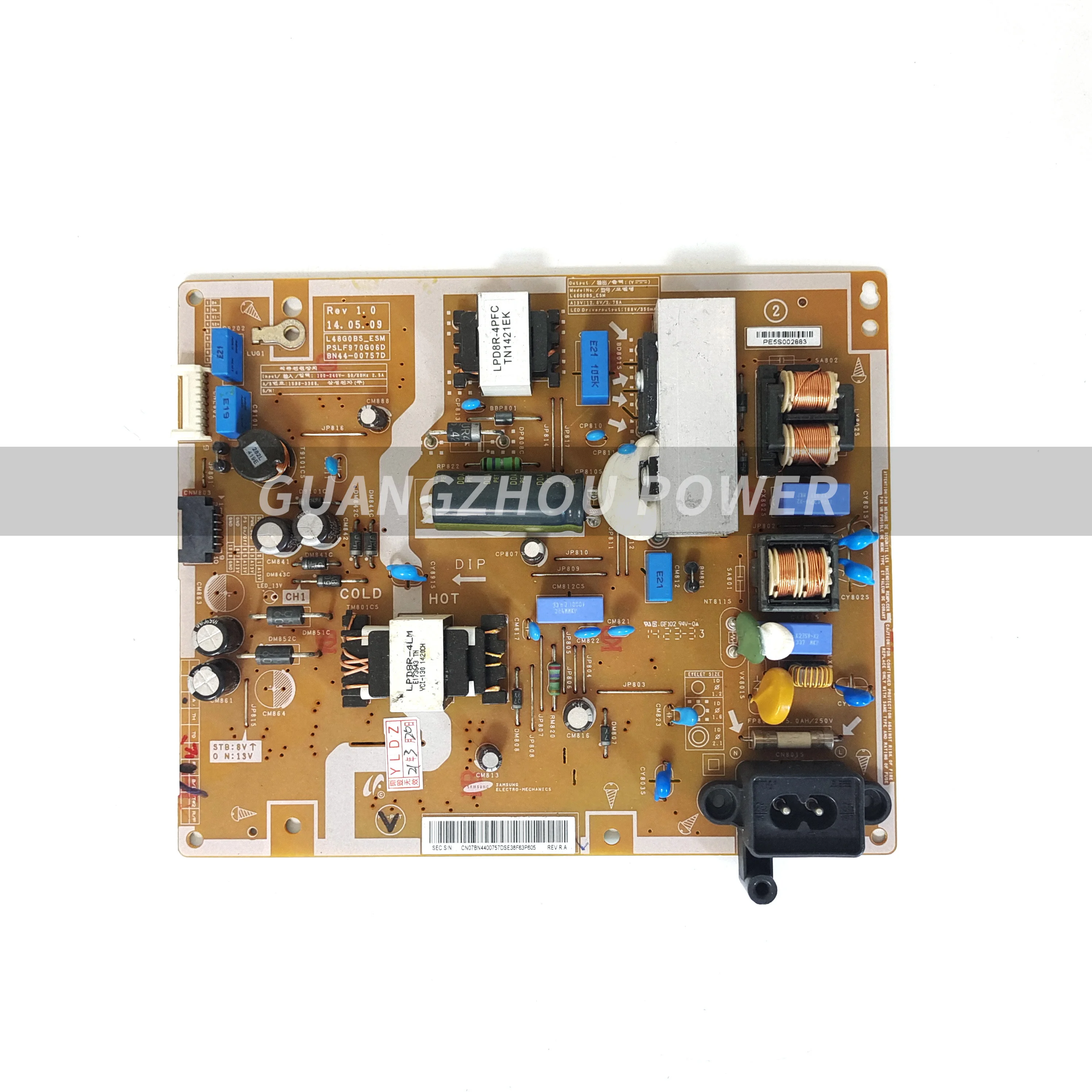 

Original Equipment Power Board For UN48H4005AFXZA BN44-00757A=BN44-00757G=BN44-00757F=BN44-00757D UN48H4005AF UN48H4005