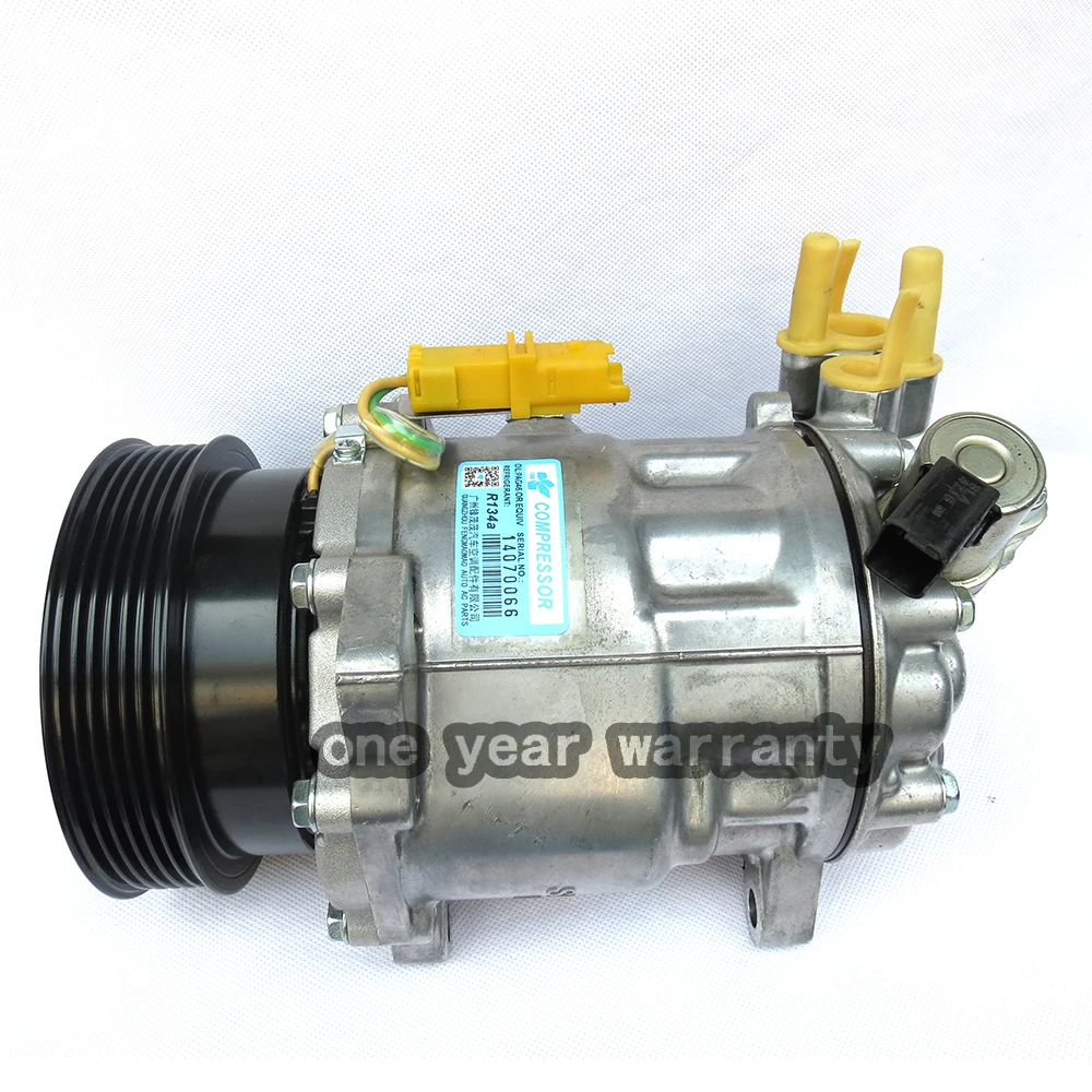 7C16 auto ac compressor for Peugeot 607 407 Citroen C5 3.0 C6 3.0 6453PQ 9656572180